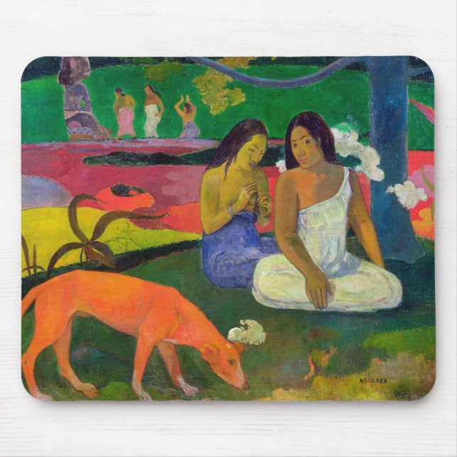 Alfombrilla De Ratón Paul Gauguin el | Arearea (el perro rojo), 1892 (Frente)