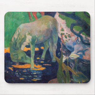 Alfombrilla De Ratón Paul Gauguin - El caballo blanco