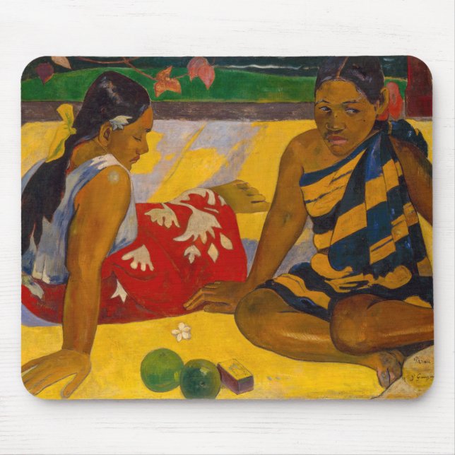 Alfombrilla De Ratón Paul Gauguin - Mujeres Tahitianas / Parau Api (Frente)