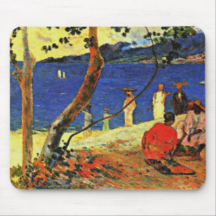 Alfombrilla De Ratón Paul Gauguin - Una orilla del mar