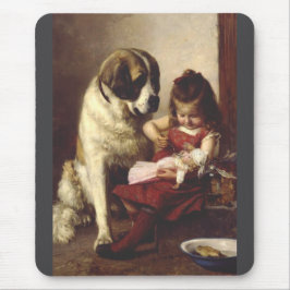 Alfombrilla De Ratón Paul Hermann Wagner: Mejores amigos Arte Victorian