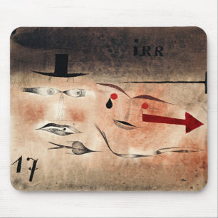 Alfombrilla De Ratón Paul Klee - Diecisiete, Loco,
