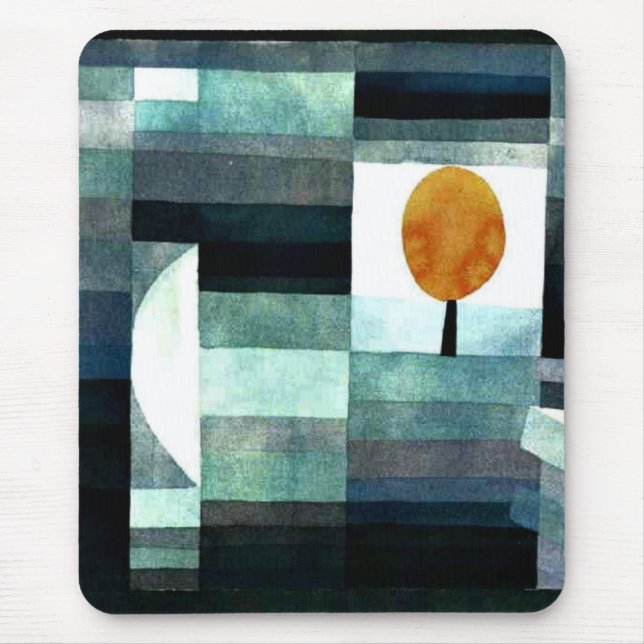 Alfombrilla De Ratón Paul Klee - El mensajero del otoño (Frente)