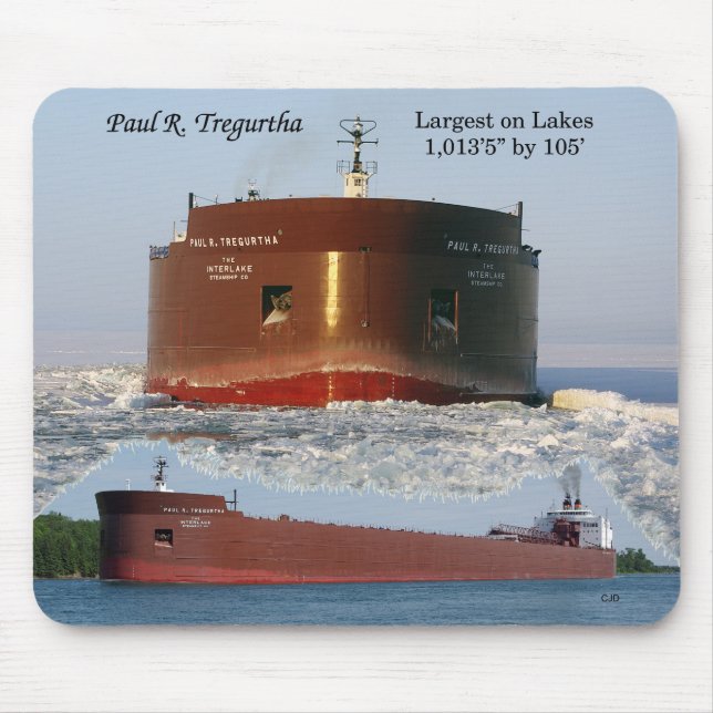 Alfombrilla De Ratón Paul R. Tregurtha mousepad (Frente)