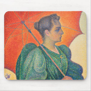 Alfombrilla De Ratón Paul Signac - Mujer con un Paraguas