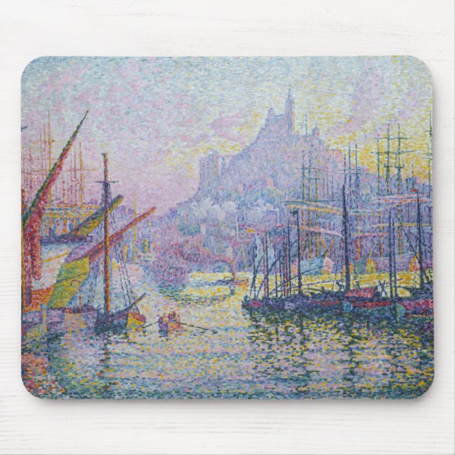 Alfombrilla De Ratón Paul Signac - Notre-Dame-de-la-Garde, Marsella (Frente)