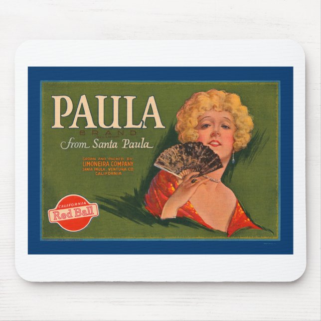 Alfombrilla De Ratón Paula Brand de Santa Paula (Frente)