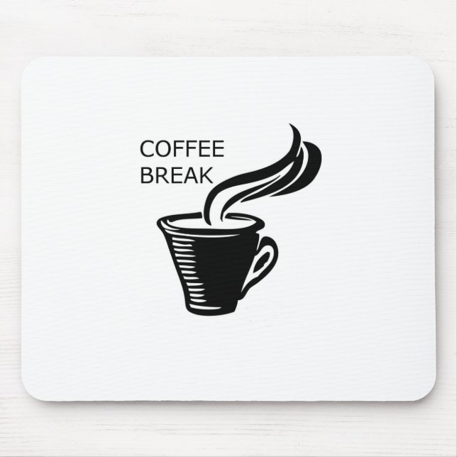 Alfombrilla De Ratón Pausa de café (Frente)