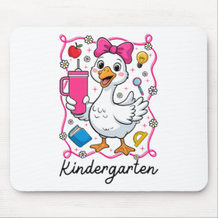 Alfombrilla De Ratón Pava Silly Goose Kindergarten Niña 1er Día