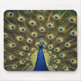 Alfombrilla De Ratón Pavo Azul