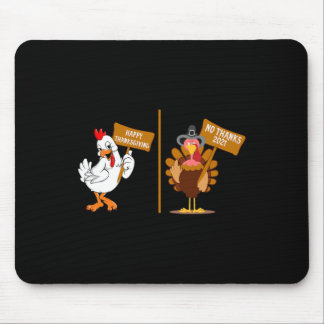 Alfombrilla De Ratón Pavo de Acción de Gracias No Gracias Gruñón Hallow