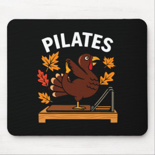 Alfombrilla De Ratón Pavo de Pilates de Acción de Gracias para amantes