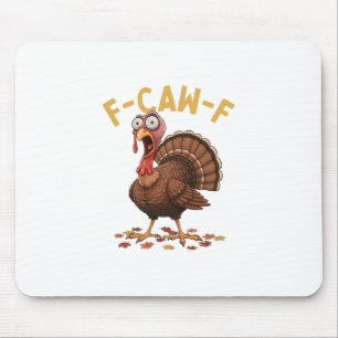 Alfombrilla De Ratón Pavo divertido de Acción de Gracias humorístico cu