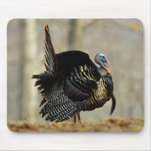 Alfombrilla De Ratón Pavo macho pavoneándose, Illinois
