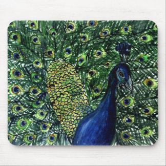 Alfombrilla De Ratón pavo real
