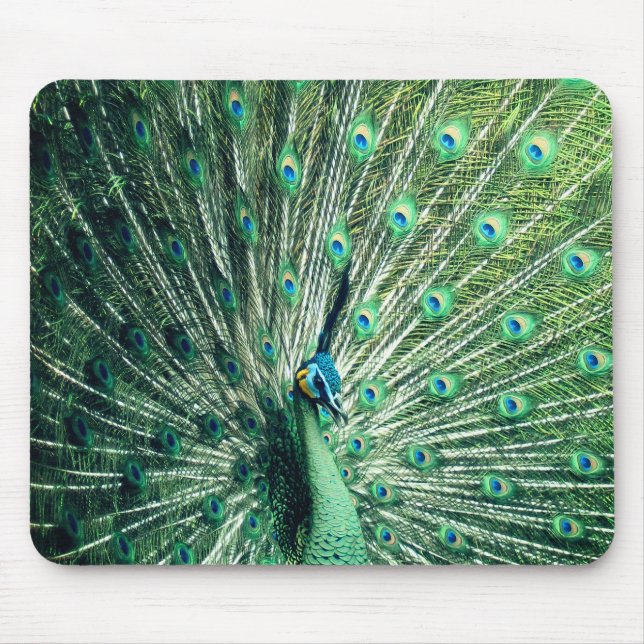 Alfombrilla De Ratón Pavo real contonea  (Frente)