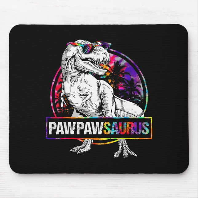 Alfombrilla De Ratón Pawpawsaurus Dinosaur Pawpaw Saurus Family Matchin (Frente)