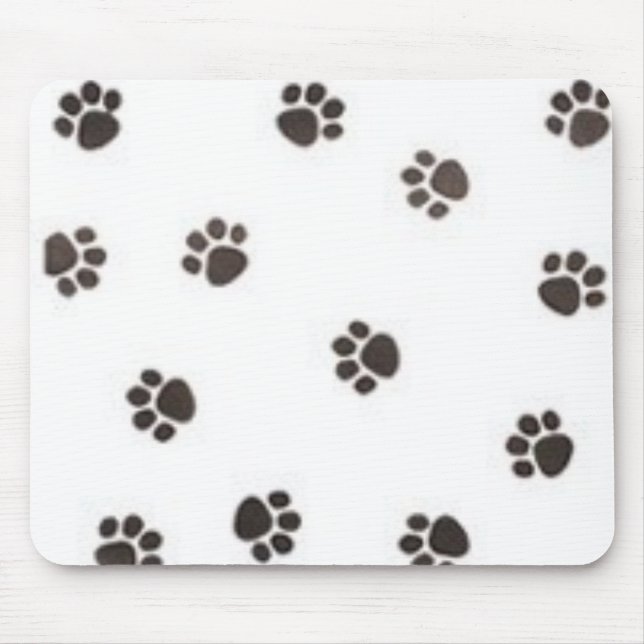Alfombrilla De Ratón Pawprint (Frente)