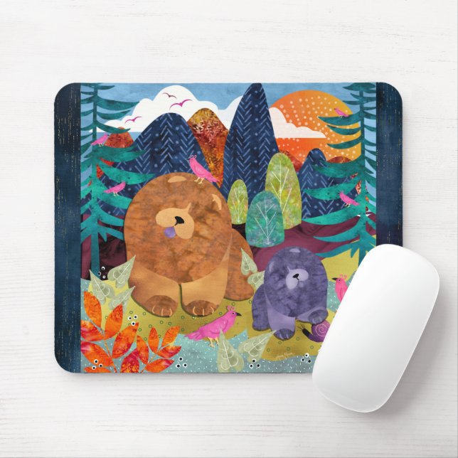 Alfombrilla De Ratón PAWS 4 A WHILE - Chow Mousepad (Con ratón)