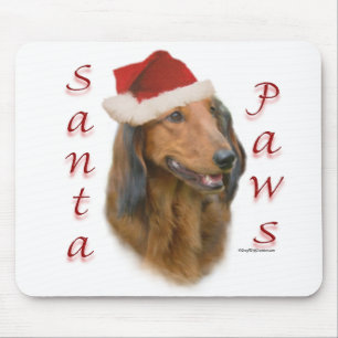 Alfombrilla De Ratón Paws de Dachshund - Longhair