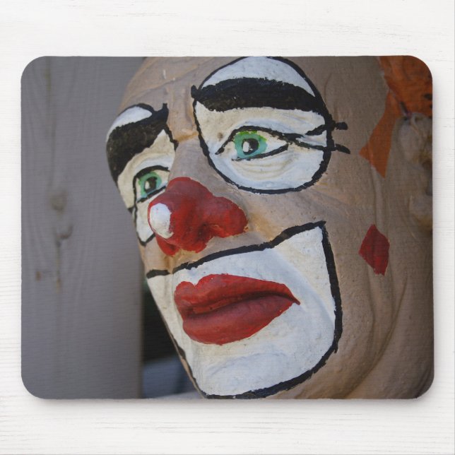 Alfombrilla De Ratón Payaso con aspecto triste (Frente)