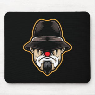 Alfombrilla De Ratón Payaso de Halloween asustado Cholo Gangster