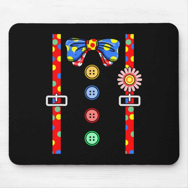 Alfombrilla De Ratón Payaso disstume Halloween (Frente)