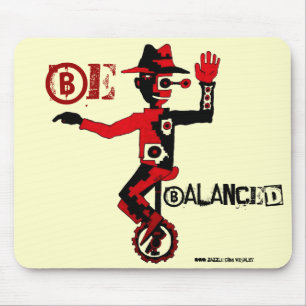 Alfombrilla De Ratón Payaso en mousepad del arte gráfico del extracto