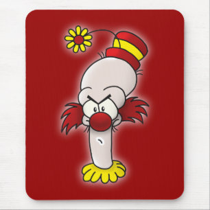 Alfombrilla De Ratón Payaso Enojado