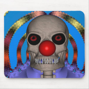 Alfombrilla De Ratón Payaso Esqueleto