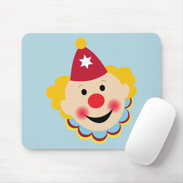 Alfombrilla De Ratón Payaso Face Mousepad (Con ratón)