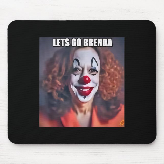 Alfombrilla De Ratón Payaso vamos Brenda (Frente)