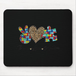 Alfombrilla De Ratón Paz Amar El Autismo En Abril Usamos Azul Para El A