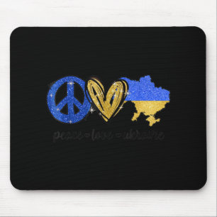 Alfombrilla De Ratón Paz Amar Ucrania Bandera Ucraniana Estoy Con Ukr