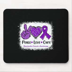 Alfombrilla De Ratón Paz Amor Cura Cura Cáncer Pancreático Conciencia P