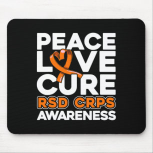 Alfombrilla De Ratón Paz Amor Cura Rsd Crps Conciencia