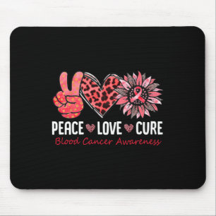 Alfombrilla De Ratón Paz Amor Esperanza Concienciación sobre el Cáncer
