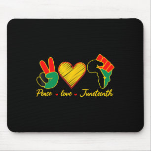 Alfombrilla De Ratón Paz Amor Junetdecimo Orgullo Negro Libertad 4 De J