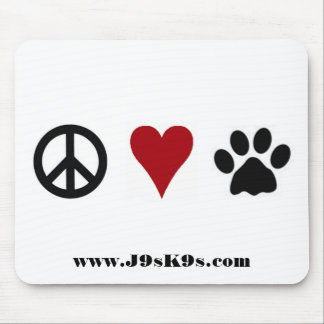 Alfombrilla De Ratón Paz-Amor-Patas Mousepad