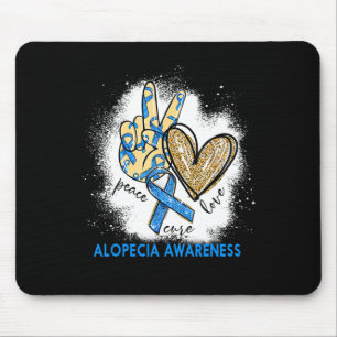 Alfombrilla De Ratón Paz Cure Alopecia Bleached Alopecia Conciencia