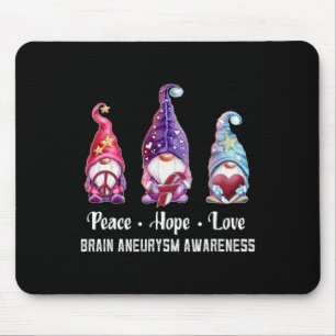 Alfombrilla De Ratón Paz Esperanza Amor Gnomes Aneuralismo Cerebro Conc