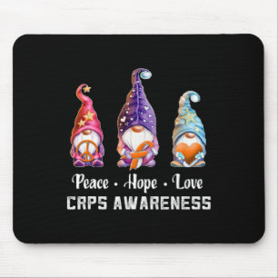 Alfombrilla De Ratón Paz Esperanza Amor Gnomes Conciencia CRPS