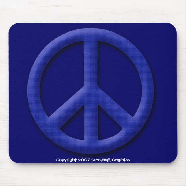Alfombrilla De Ratón Paz Mousepad (Frente)