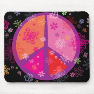 Alfombrilla De Ratón Paz MOUSEPAD de la tarjeta del día de San Valent