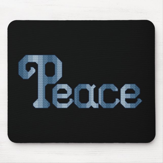 Alfombrilla De Ratón Paz Mousepad negro (Frente)