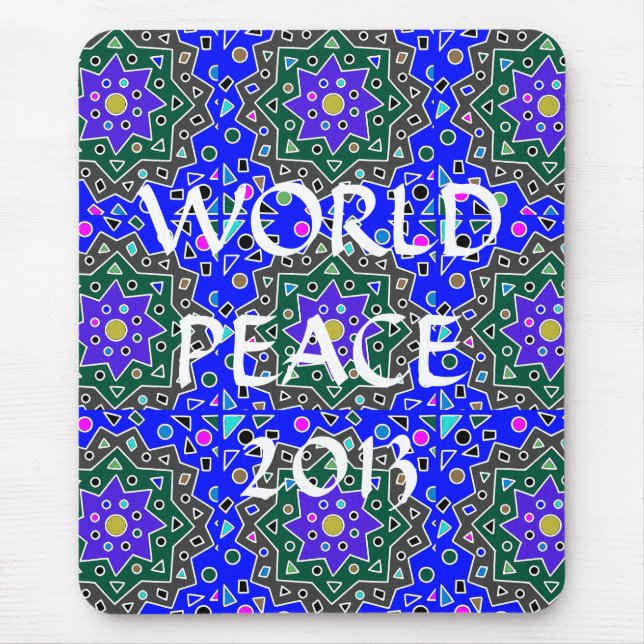 ALFOMBRILLA DE RATÓN PAZ MUNDIAL 2013 (Frente)
