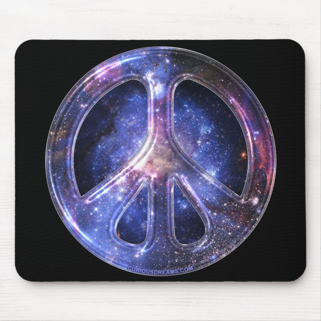 Alfombrilla De Ratón Paz universal Mousepad (Frente)