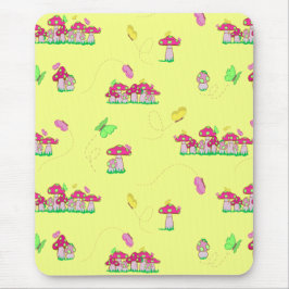 Alfombrilla De Ratón Peace Love Mushrooms