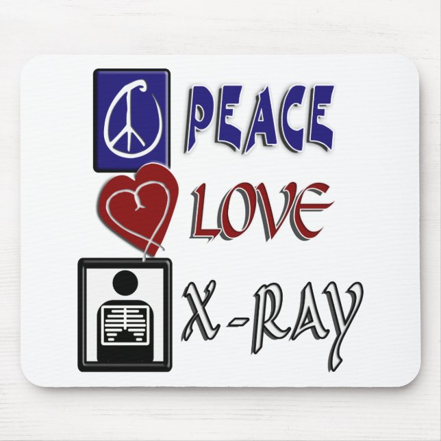 ALFOMBRILLA DE RATÓN PEACE LOVE XRAY (Frente)
