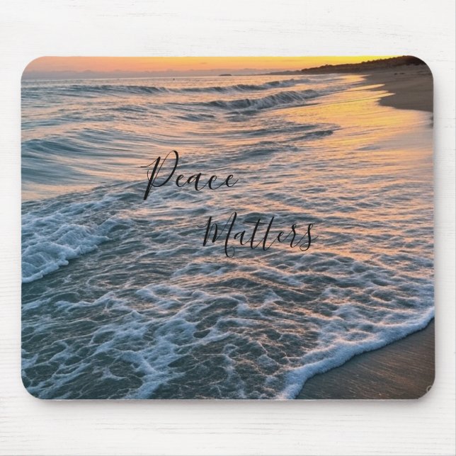Alfombrilla De Ratón Peace Matters Mousepad (Frente)